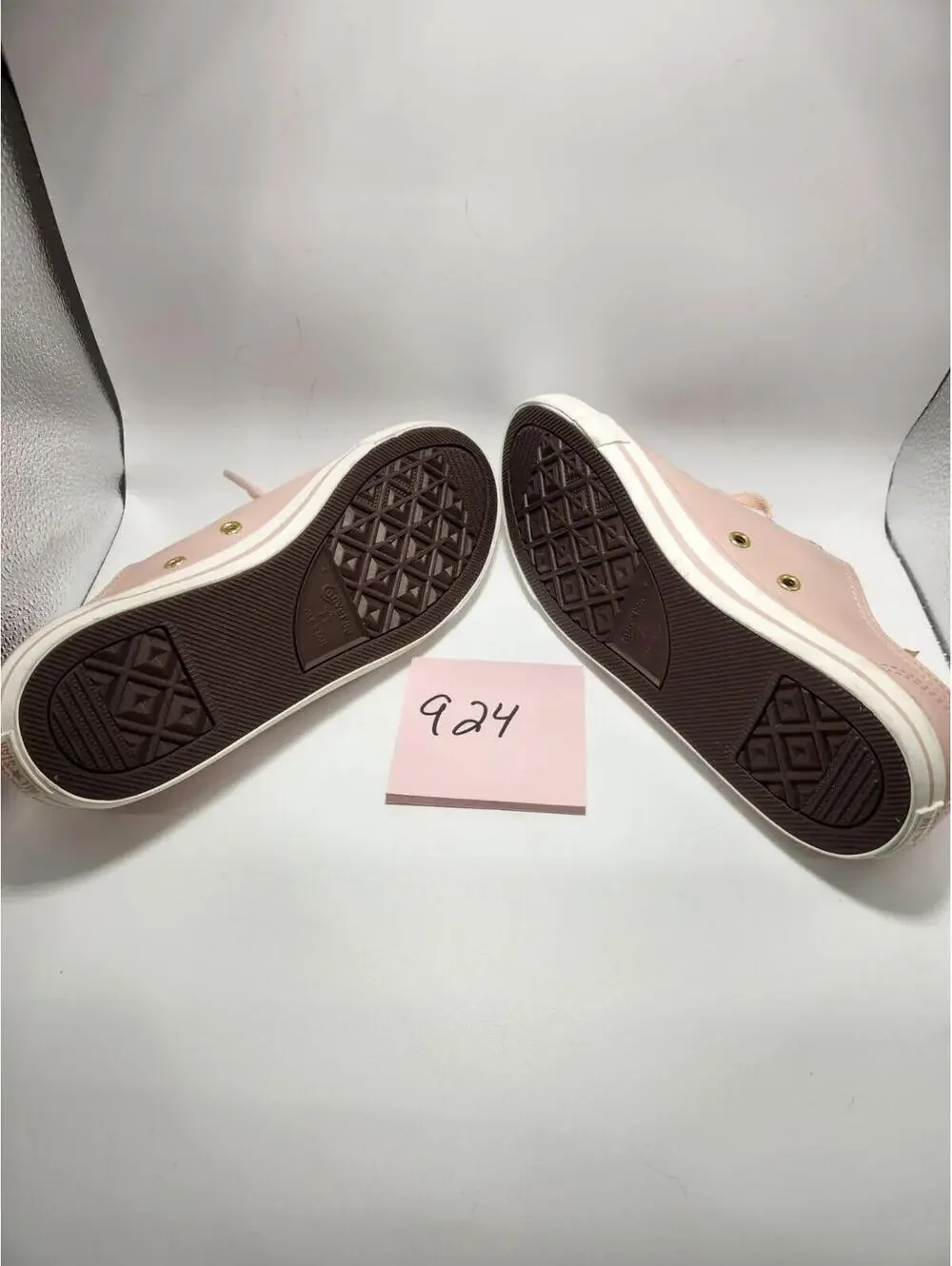 Converse All Star Kids Low Top Lace-Up Sneakers Pink/White US 7